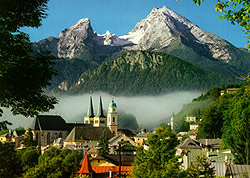 Berchtesgaden in the Bavarian Alps