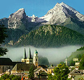 Berchtesgaden in the Bavarian Alps