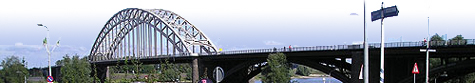 Nijmegen Bridge in Holland